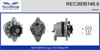 RECOFICIAL REC2035140.0 - Alternador