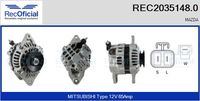 RECOFICIAL 20351480 - Alternador