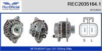 RECOFICIAL 20351641 - Alternador