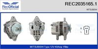 RECOFICIAL 20351651 - Alternador