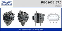 RECOFICIAL 20351670 - Alternador