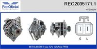 RECOFICIAL 20351711 - Alternador