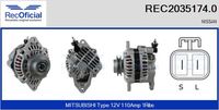 RECOFICIAL 20351740 - Alternador