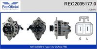 RECOFICIAL 20351770 - Alternador