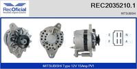 RECOFICIAL 20352101 - Alternador