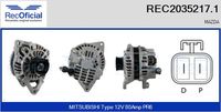 RECOFICIAL REC20352171 - Alternador