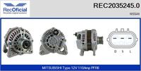 RECOFICIAL 20352450 - Alternador