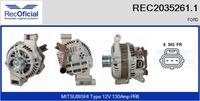 RECOFICIAL 20352611 - Alternador