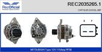 RECOFICIAL 20352651 - Alternador