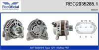 RECOFICIAL REC2035285.1 - Alternador