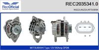 RECOFICIAL REC20353410 - Alternador