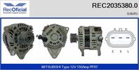 RECOFICIAL 20353800 - Alternador