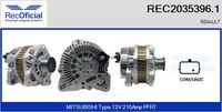 RECOFICIAL 20353961 - Alternador