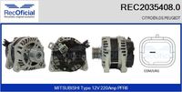 RECOFICIAL 20354080 - Alternador