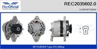 RECOFICIAL 20356020 - Alternador