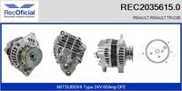 RECOFICIAL 20356150 - Alternador