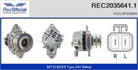 RECOFICIAL 20356411 - Alternador