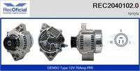 RECOFICIAL REC2040102.0 - Alternador