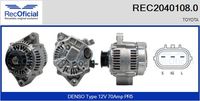 RECOFICIAL 20401080 - Alternador