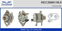 RECOFICIAL 20401180 - Alternador