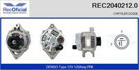 RECOFICIAL 20402120 - Alternador