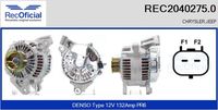 RECOFICIAL 20402750 - Alternador