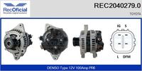 RECOFICIAL 20402790 - Alternador