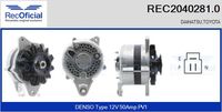 RECOFICIAL 20402810 - Alternador