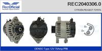 RECOFICIAL 20403060 - Alternador