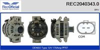 RECOFICIAL 20403430 - Alternador