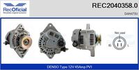 RECOFICIAL 20403580 - Alternador