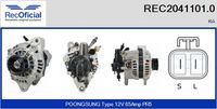 RECOFICIAL 20411010 - Alternador