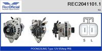 RECOFICIAL 20411011 - Alternador