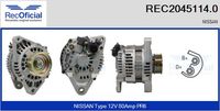 RECOFICIAL 20451140 - Alternador