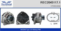 RECOFICIAL REC20451171 - Alternador