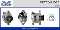 RECOFICIAL 20471000 - Alternador