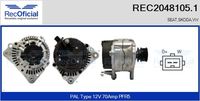 RECOFICIAL REC20481051 - Alternador