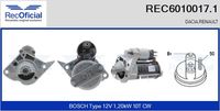 RECOFICIAL 60100171 - Motor de arranque