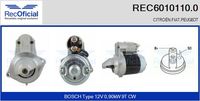 RECOFICIAL REC6010110.0 - Motor de arranque