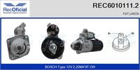 RECOFICIAL REC6010111.2 - Motor de arranque