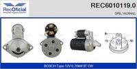 RECOFICIAL REC60101190 - Motor de arranque