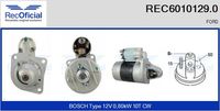 RECOFICIAL REC60101290 - Motor de arranque