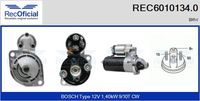 RECOFICIAL REC6010134.0 - Motor de arranque