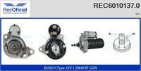 RECOFICIAL 60101370 - Motor de arranque