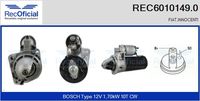 RECOFICIAL REC6010149.0 - Motor de arranque