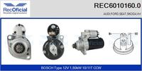 RECOFICIAL 60101600 - Motor de arranque