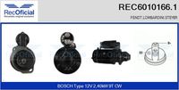 RECOFICIAL REC6010166.1 - Motor de arranque