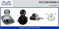 RECOFICIAL REC6010209.0 - Motor de arranque