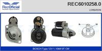 RECOFICIAL 60102580 - Motor de arranque