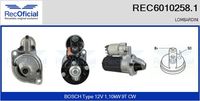 RECOFICIAL 60102581 - Motor de arranque